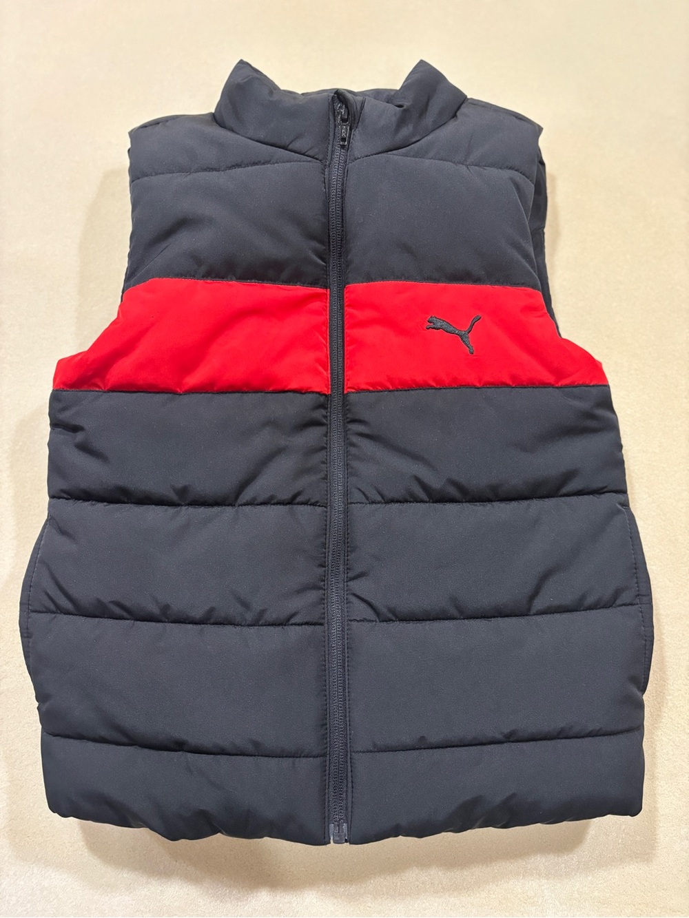 Puma Black and White Jacket Label Detail